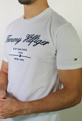 Camiseta TH Tommy Established 1985 NY - Branca
