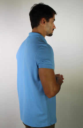 Camisa Gola Polo Masculina LCT – Azul Bebê