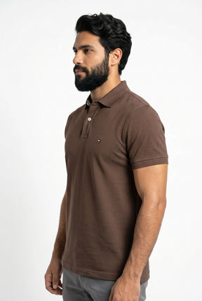 Camisa Gola Polo TH Masculina Coupe Sur Ivy - Marrom