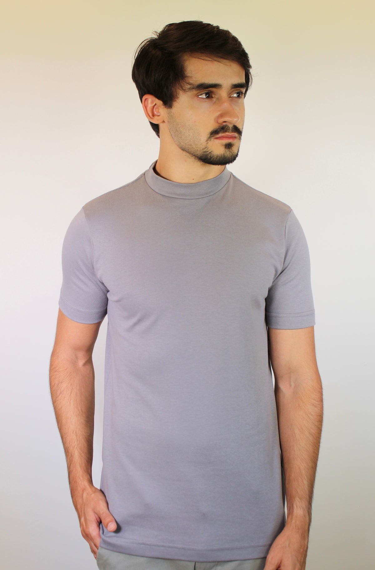 Camiseta Gola Midi Nobre Men - Cinza