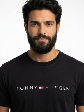 Camiseta TH Urban Line Statement - Preta