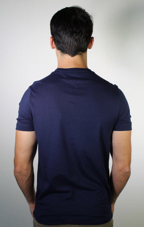 Camiseta TH Hilfiger Established 1985 USA Flag - Azul Marinho