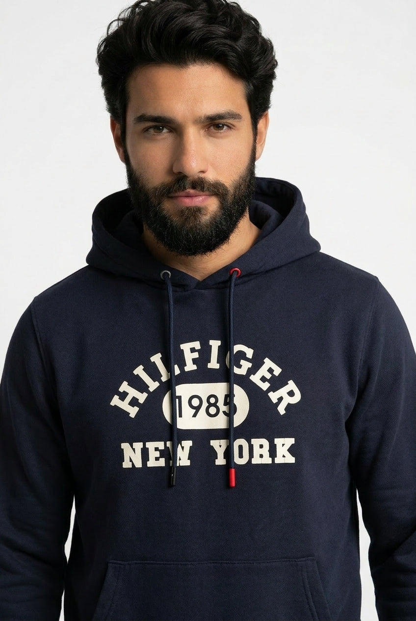 Moletom TH NYC Timeless Hoodie - Azul Marinho