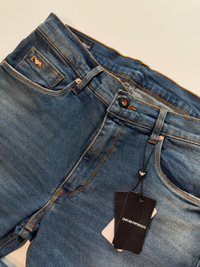 Calça Jeans EA - Essential Mid Wash