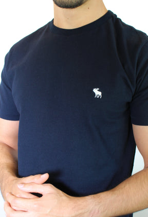 Camiseta Abercrombie Icon - Azul Marinho