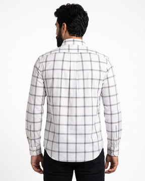 Camisa RL Manga Longa - Richmond Grid Xadrez Preto