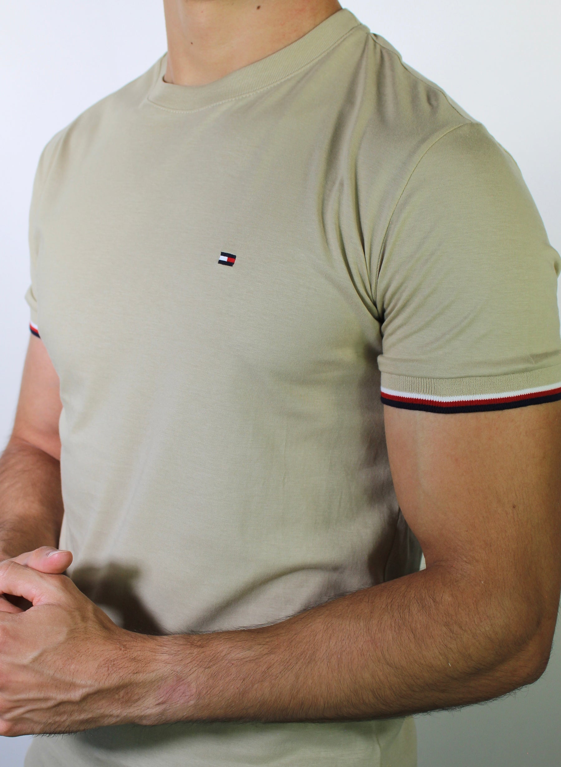 Camiseta TH Signature - Cáqui