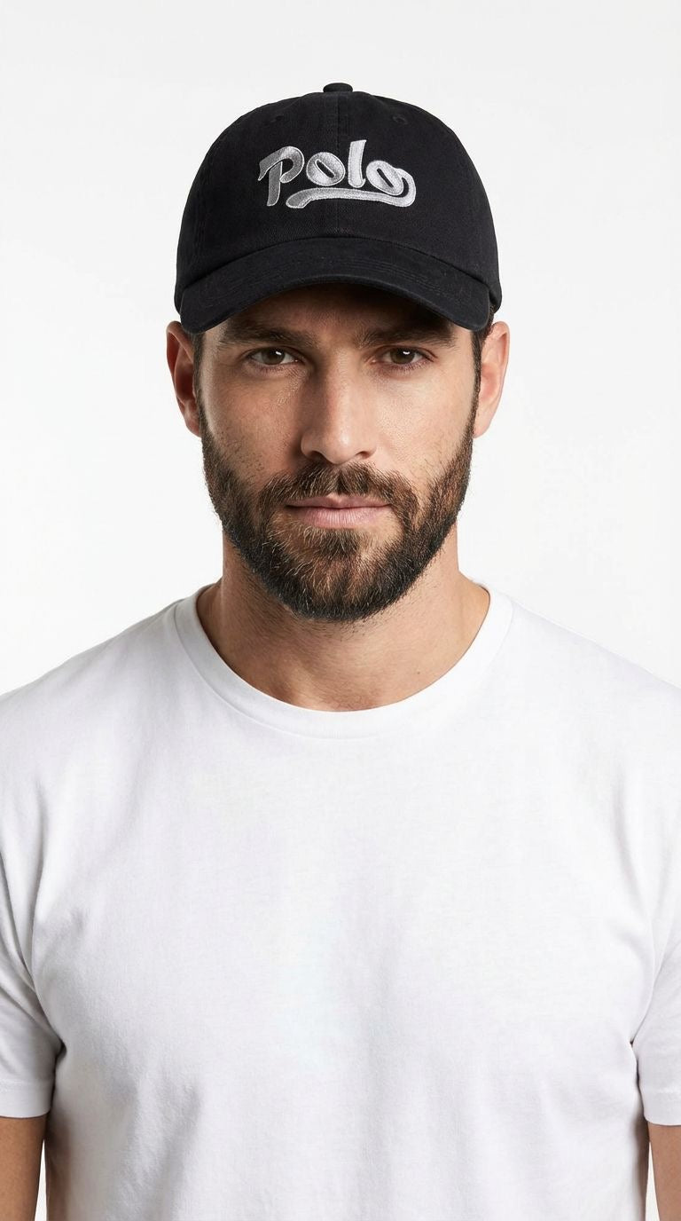 Boné Polo RL Vintage Logo - Preto