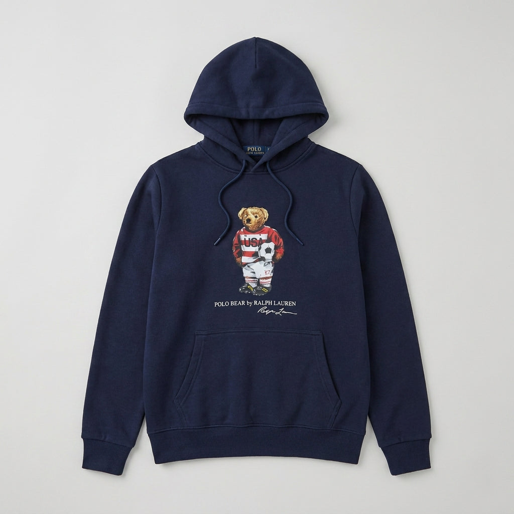 Moletom RL Polo Bear Hooded Sweatshirt - Marinho