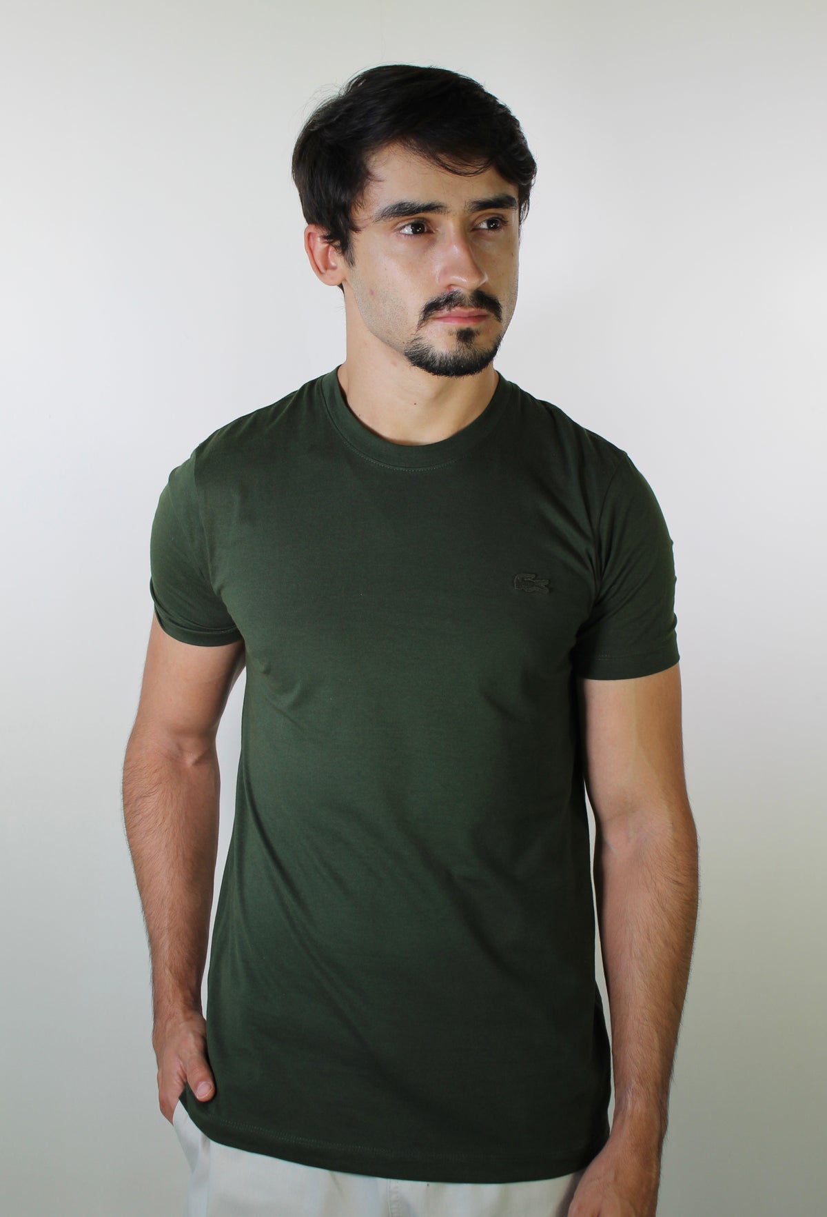 Camiseta LCT Monochrome Croc - Verde Musgo