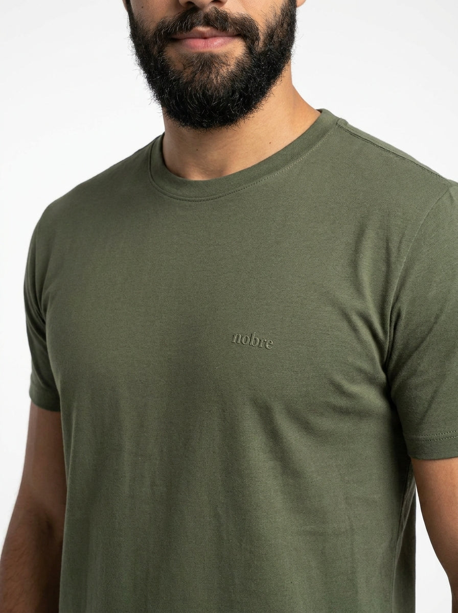 Camiseta Masculina Nobre Men - Verde Musgo