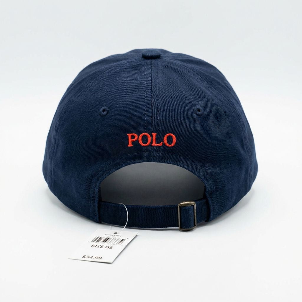 Boné Polo RL Classic - Azul Marinho Small Pony Vermelho