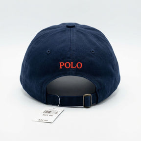 Boné Polo RL Classic - Azul Marinho Small Pony Vermelho