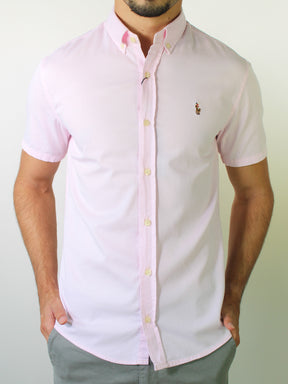 Camisa Social Manga Curta RL - Rosa
