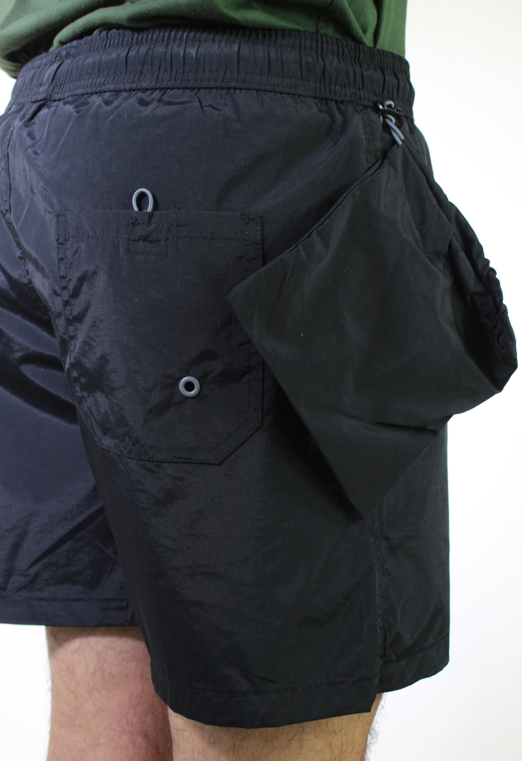 Short Beach TH Ocean Wave - Preto