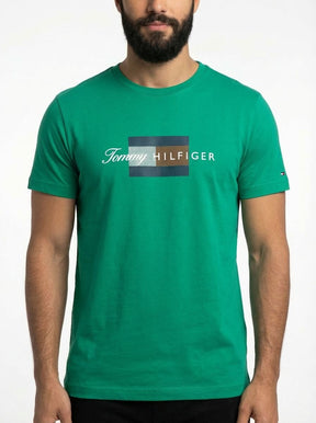 Camiseta TH Grid Flag Urban Concept - Verde Bandeira