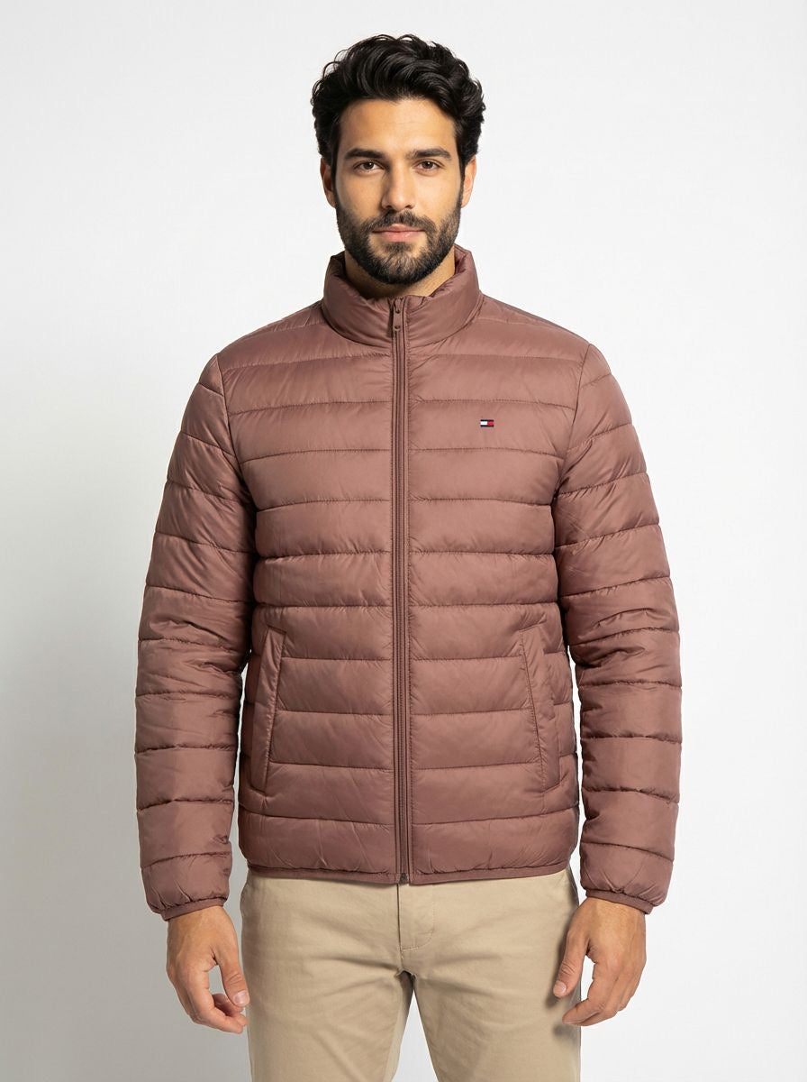 Jaqueta Puffer TH Cold Weather - Marrom