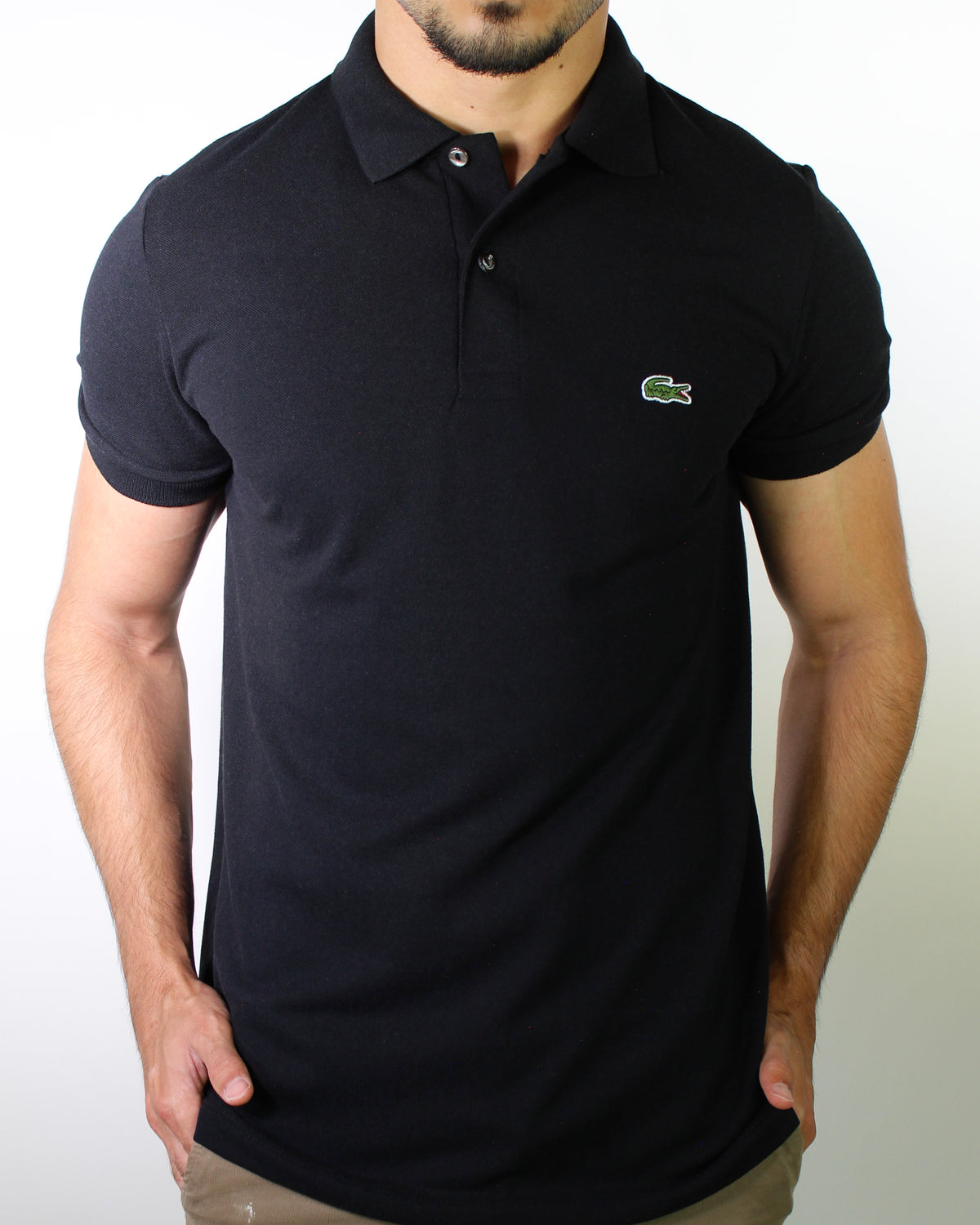 Camisa Gola Polo Masculina LCT – Preta