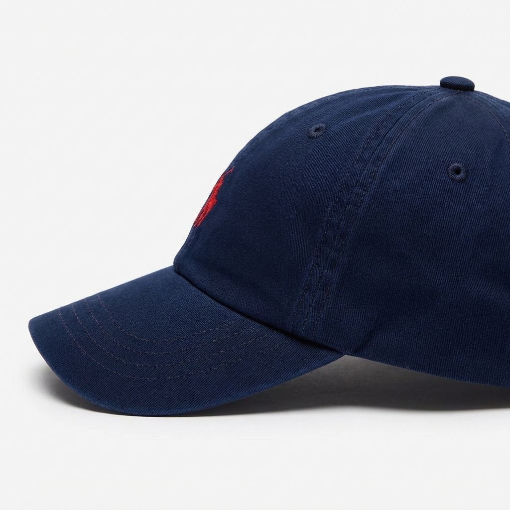 Boné Polo RL Classic - Azul Marinho Small Pony Vermelho