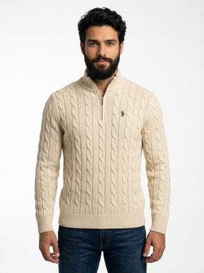 Suéter RL Hampton Signature - Bege