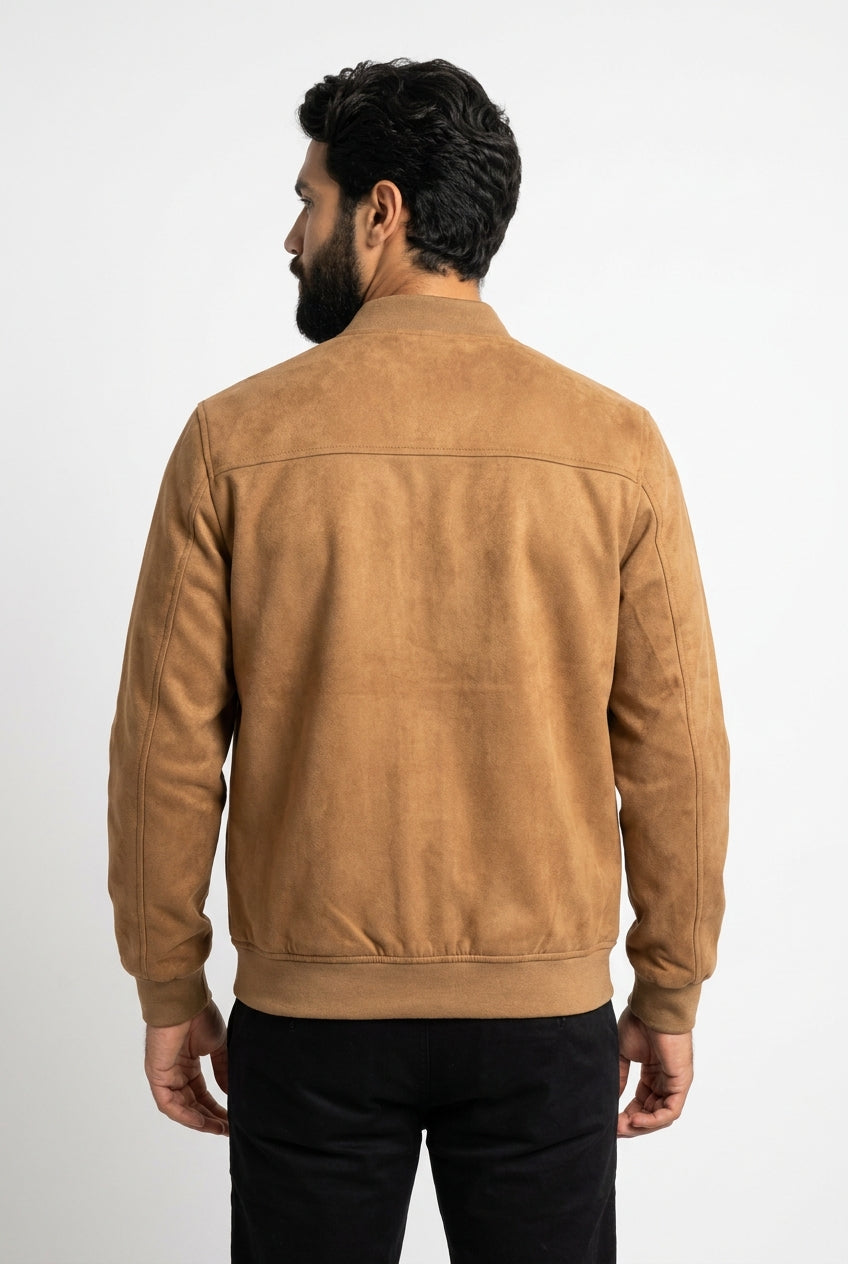 Jaqueta TH Suede Milan - Marrom