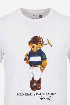 Camiseta RL Sport Icon Polo Rider Bear - Off White