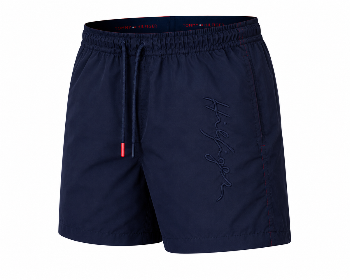 Short Beach TH Hydro Script - Azul Marinho