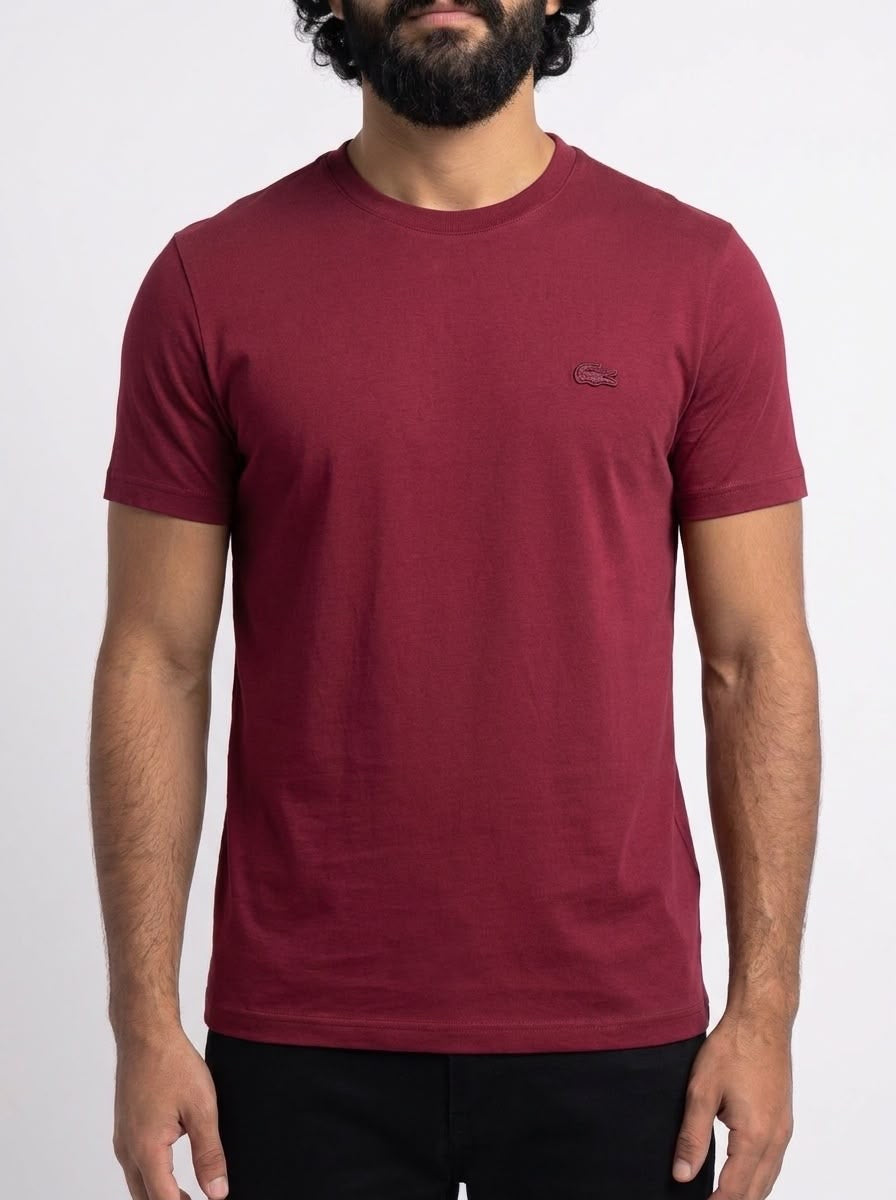 Camiseta LCT Monochrome Croc - Bordô