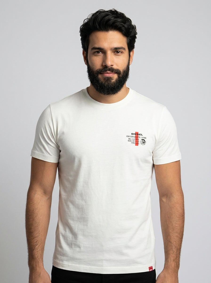 Camiseta DSL Factory Label - Off White
