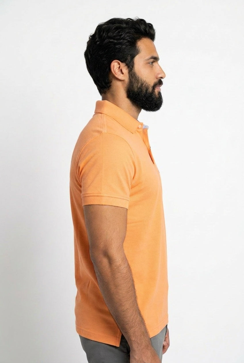 Camisa Gola Polo TH Masculina Coupe Sur Ivy - Laranja