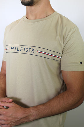 Camiseta TH Nautic Stripe - Cáqui