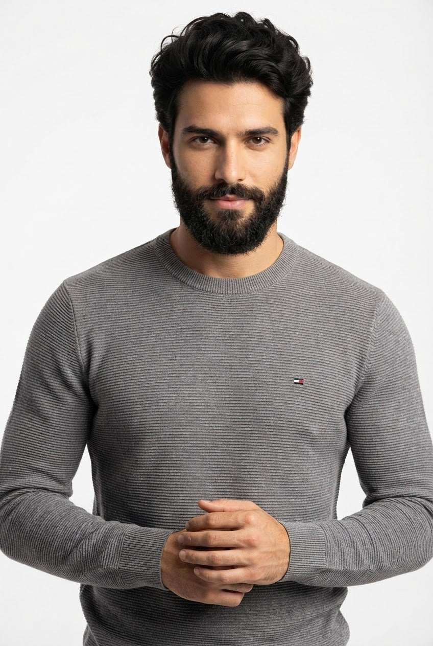 Camisa Long Sleeve TH Amalfi Core - Cinza