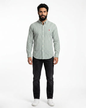 Camisa RL Manga Longa - Warwick Check Xadrez Verde