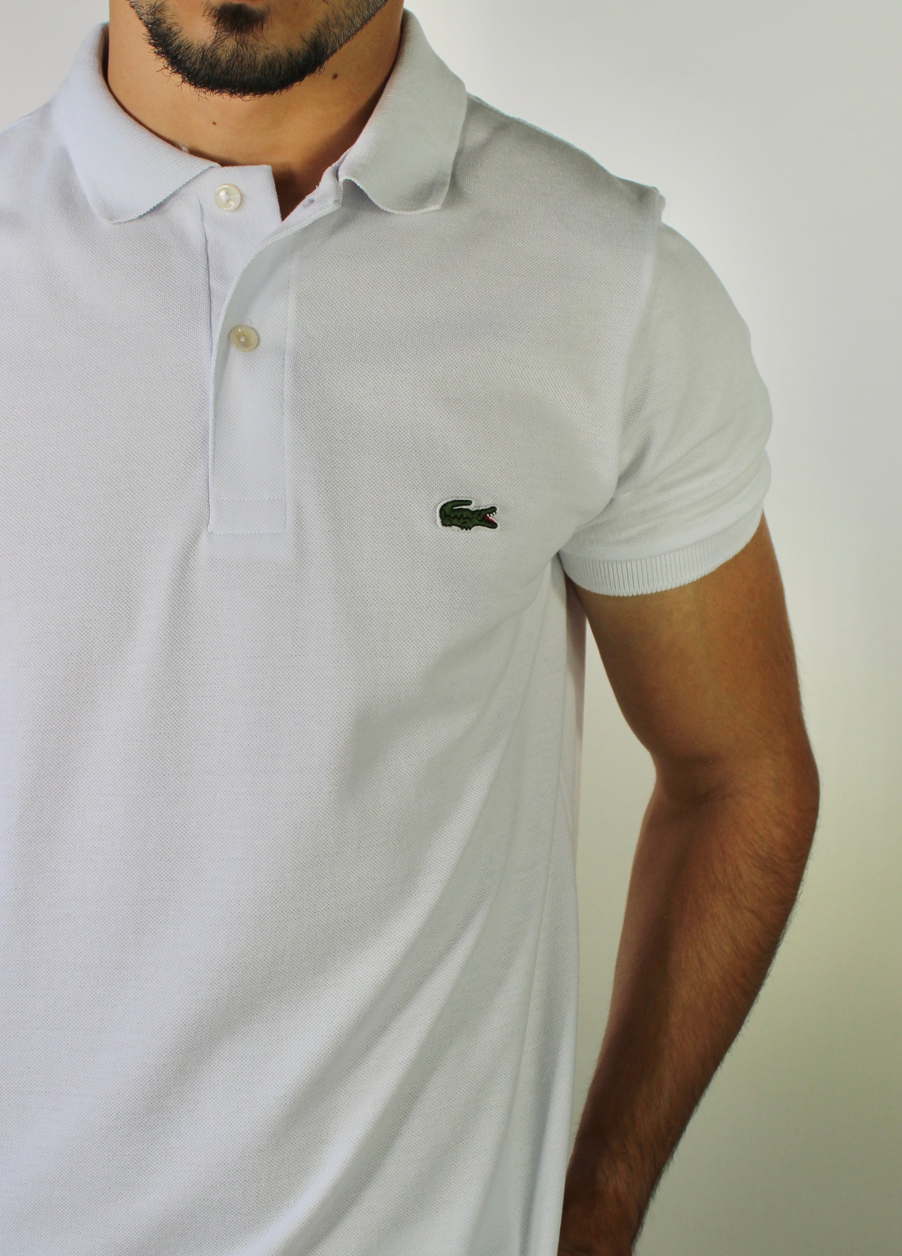 Camisa Gola Polo Masculina LCT – Branca