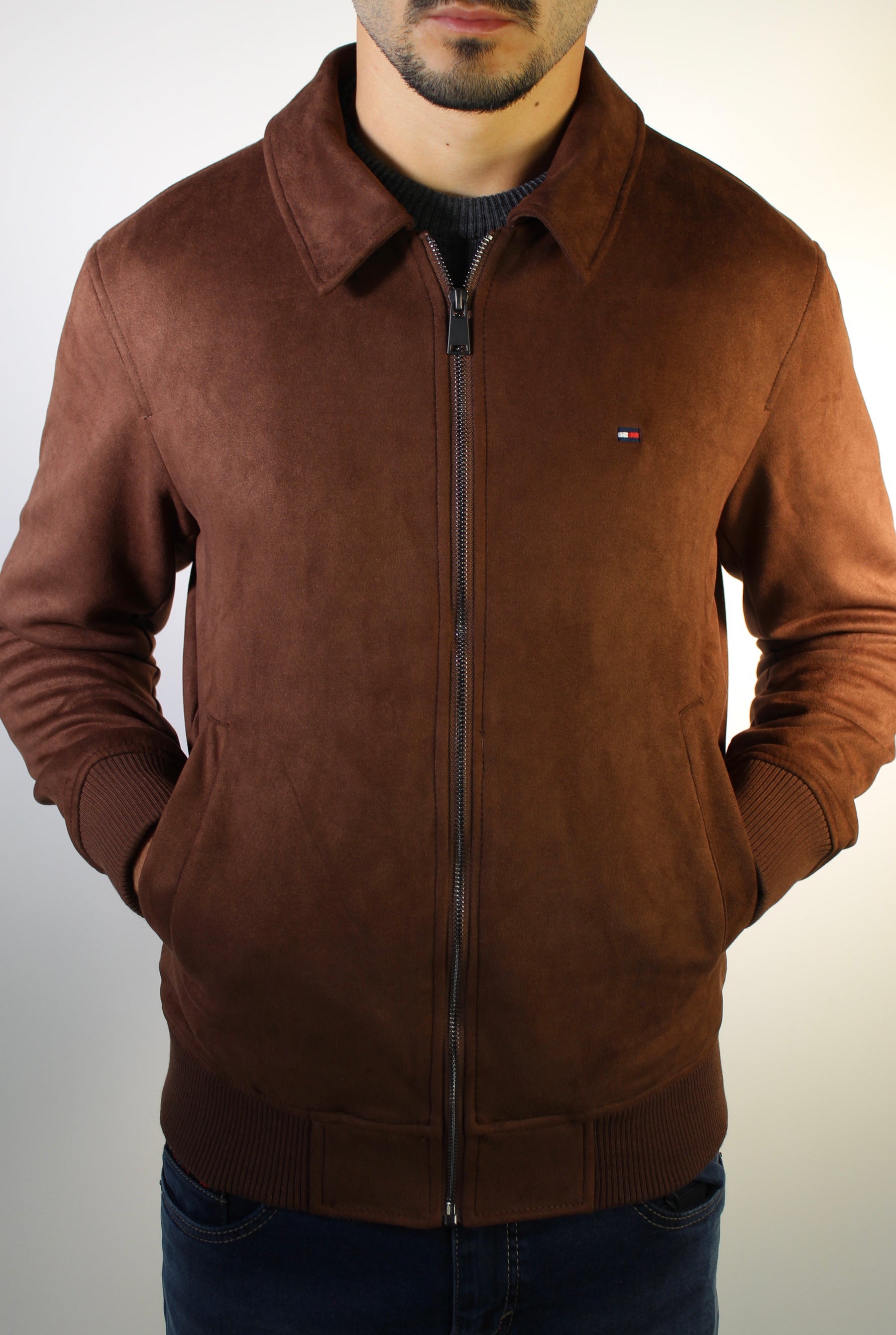 Jaqueta Suede TH - Marrom