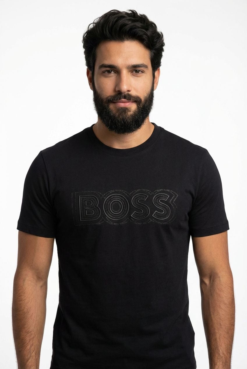 Camiseta Boss Outline Edition - Preta