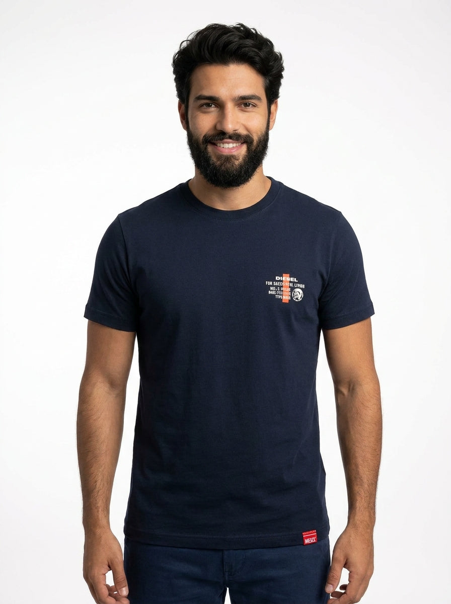 Camiseta DSL Factory Label - Azul Marinho