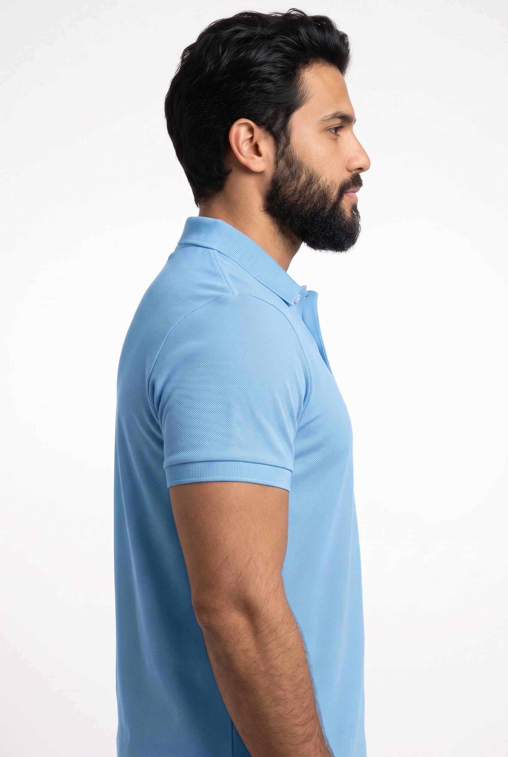 Camisa Gola Polo LCT – Azul Bebê