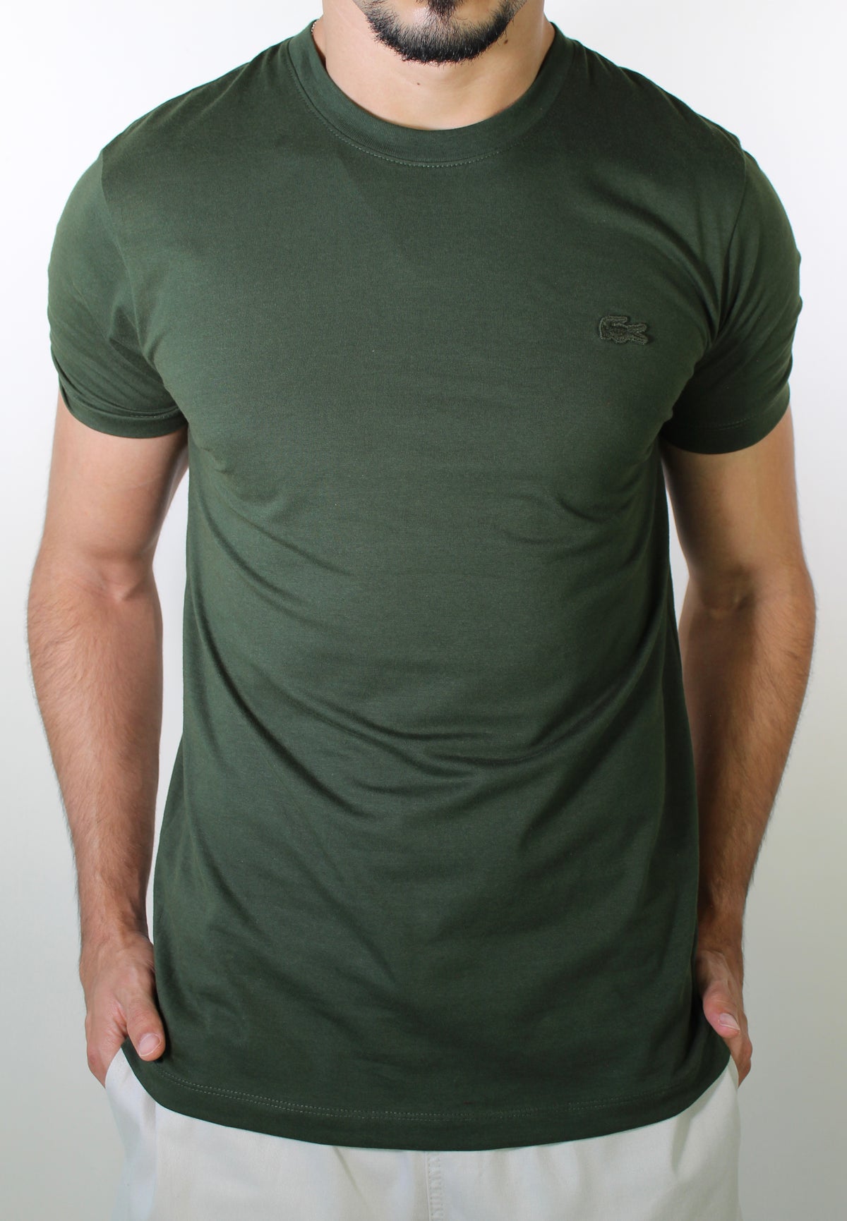 Camiseta LCT Monochrome Croc - Verde Musgo