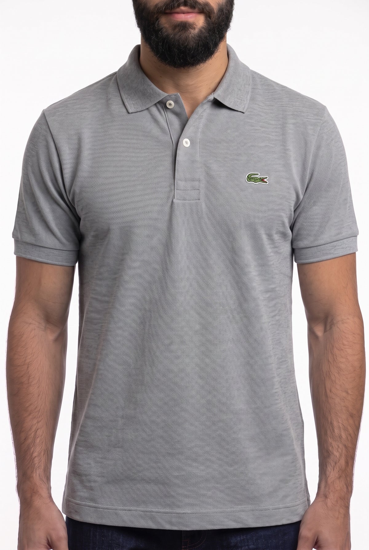 Camisa Gola Polo LCT – Cinza Chumbo