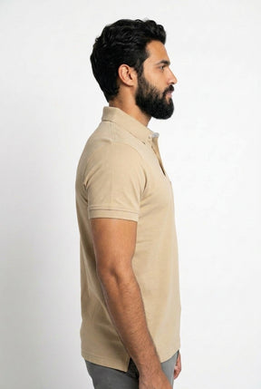 Camisa Gola Polo TH Masculina Coupe Sur Ivy - Cáqui