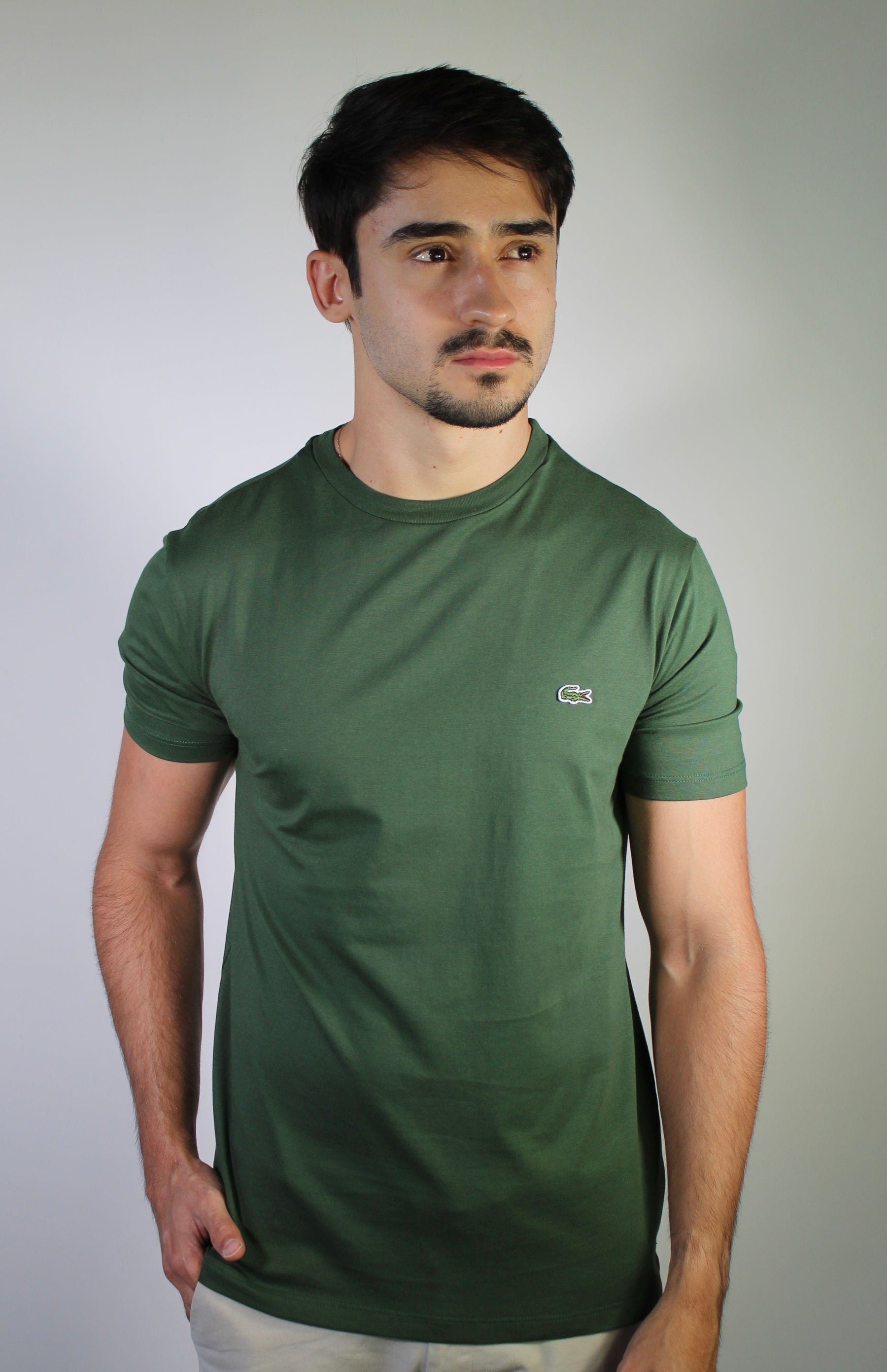 Camiseta Algodão Pima LCT - Verde Musgo