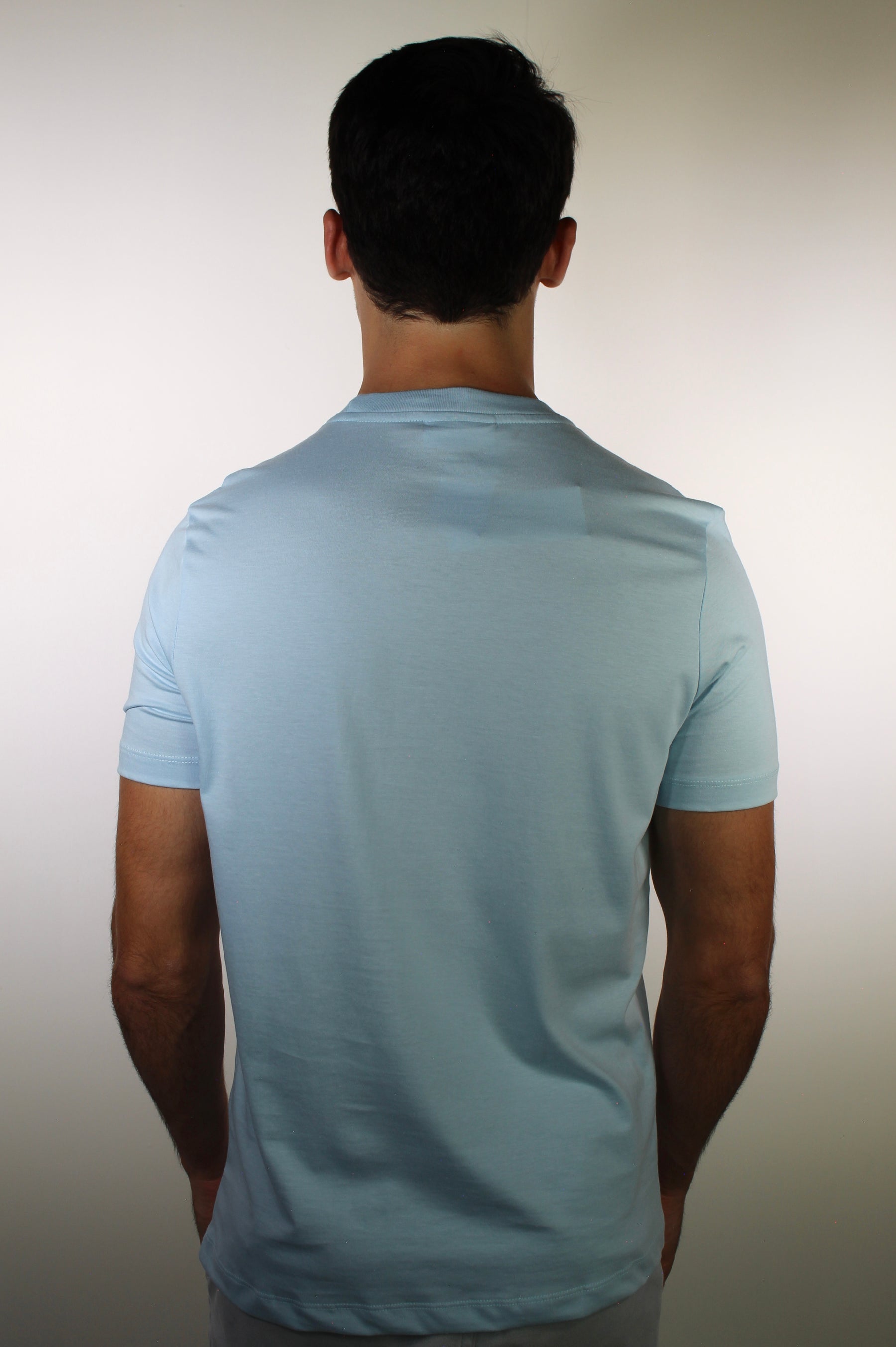 Camiseta Algodão Pima LCT - Azul Bebê