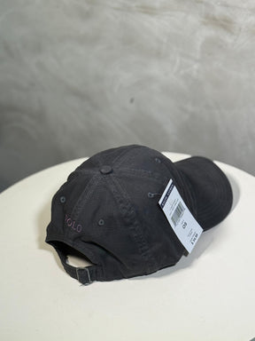 Boné Polo RL Classic - Chumbo Small Pony Roxo