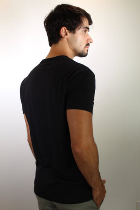 Camiseta TH Nautic Stripe - Preta