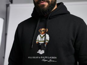 Moletom RL Polo Bear Hooded Sweatshirt - Preto