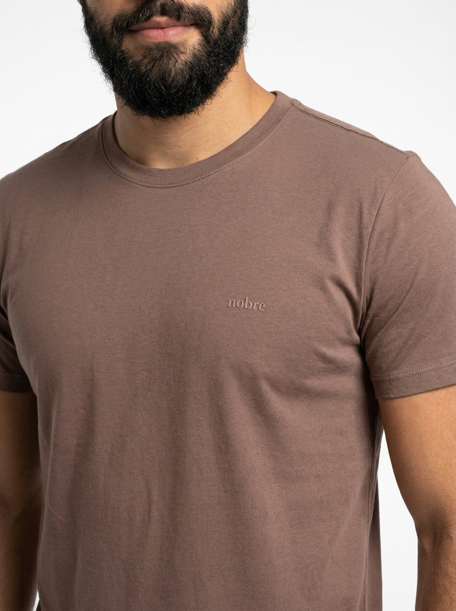 Camiseta Masculina Nobre Men - Marrom