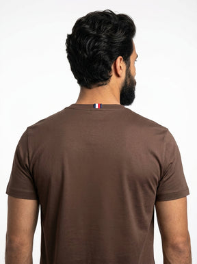 Camiseta TH New York Side Label - Marrom