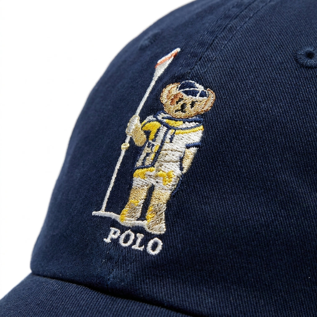 Boné Polo RL Rowing Bear - Azul Marinho