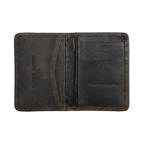 Carteira TH Classic Edge Vertical - Café